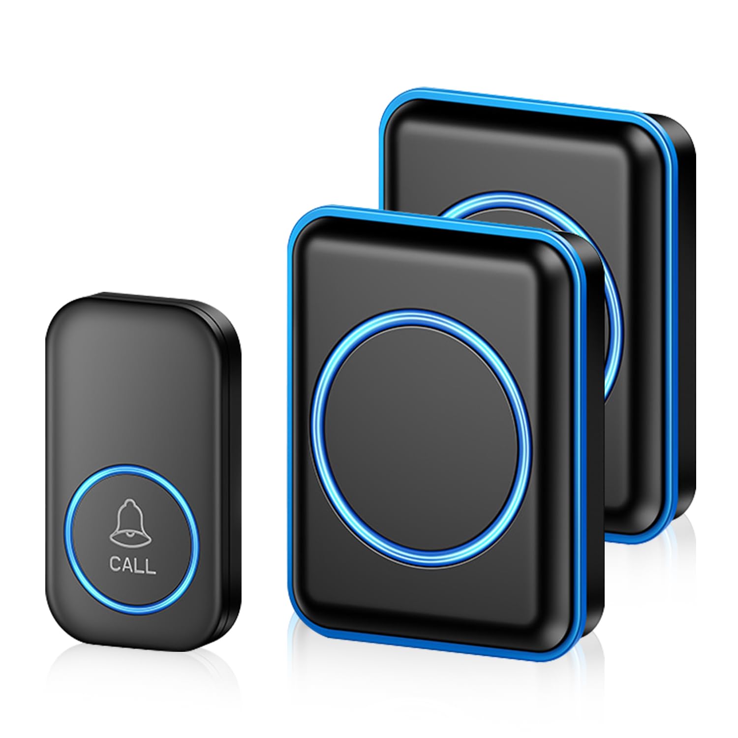 Campanello Wireless Esterno Wesstun - Impermeabile IP67, 39 Melodie, Volume Regolabile, Facile Installazione, Bianco