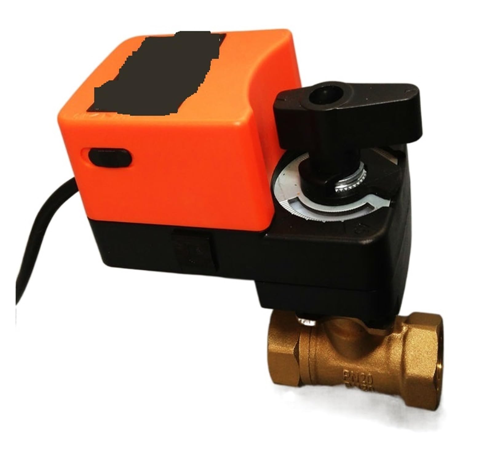 Valvola a sfera La valvola motorizzata elettrica da 2", tipo ON/OFF, DN50 con comando manuale può aprire qualsiasi angolazione for miscelare l'acqua Per attrezzature per acqua potabile