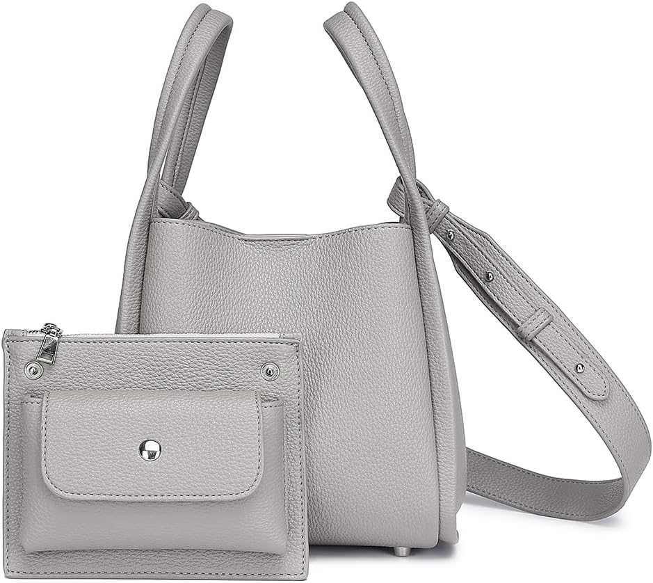 PU Leather Tote Bag Slouchy Handbag with Zipper Stylish for Women's - Image 9