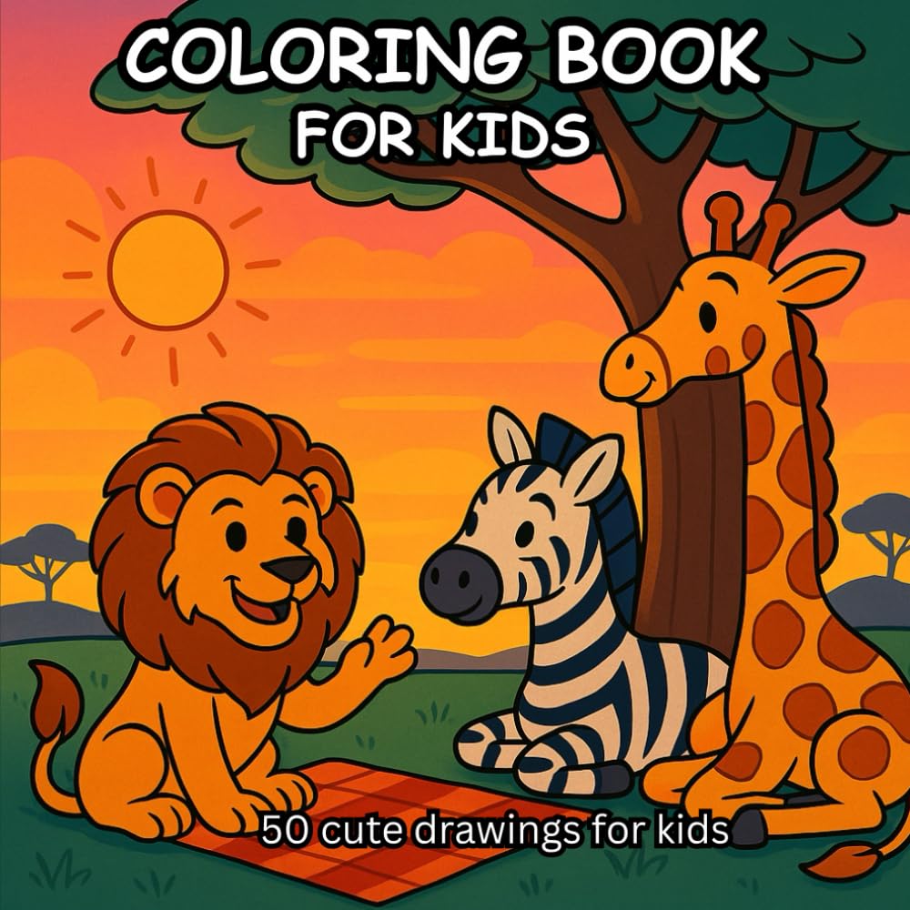 Coloring Book for Kids: Cute drawings for kids