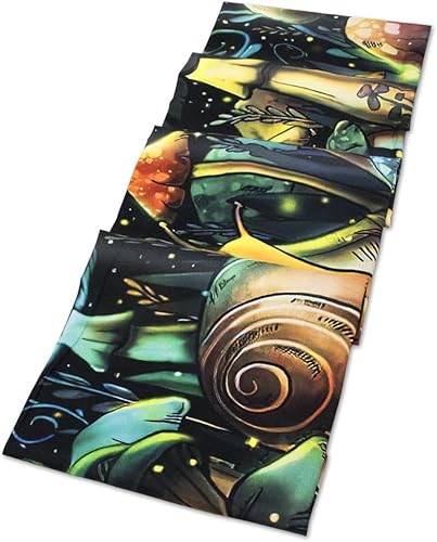 Miniatura 7 de ARTCREATOR Tapiz anime de hongos, lluvia de meteoros, caracol, lindo tapiz para dormitorio, tapiz estético para colgar en la pared para dormitorio