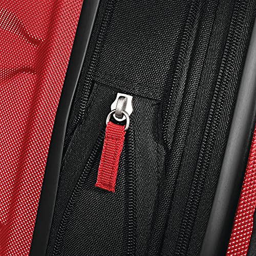 Image of Samsonite Omni Pc Hardside Expandable Luggage, Red, 2-Piece Set (20 /24), Omni Pc Hardside Expandable Luggage With Spinner Wheels
