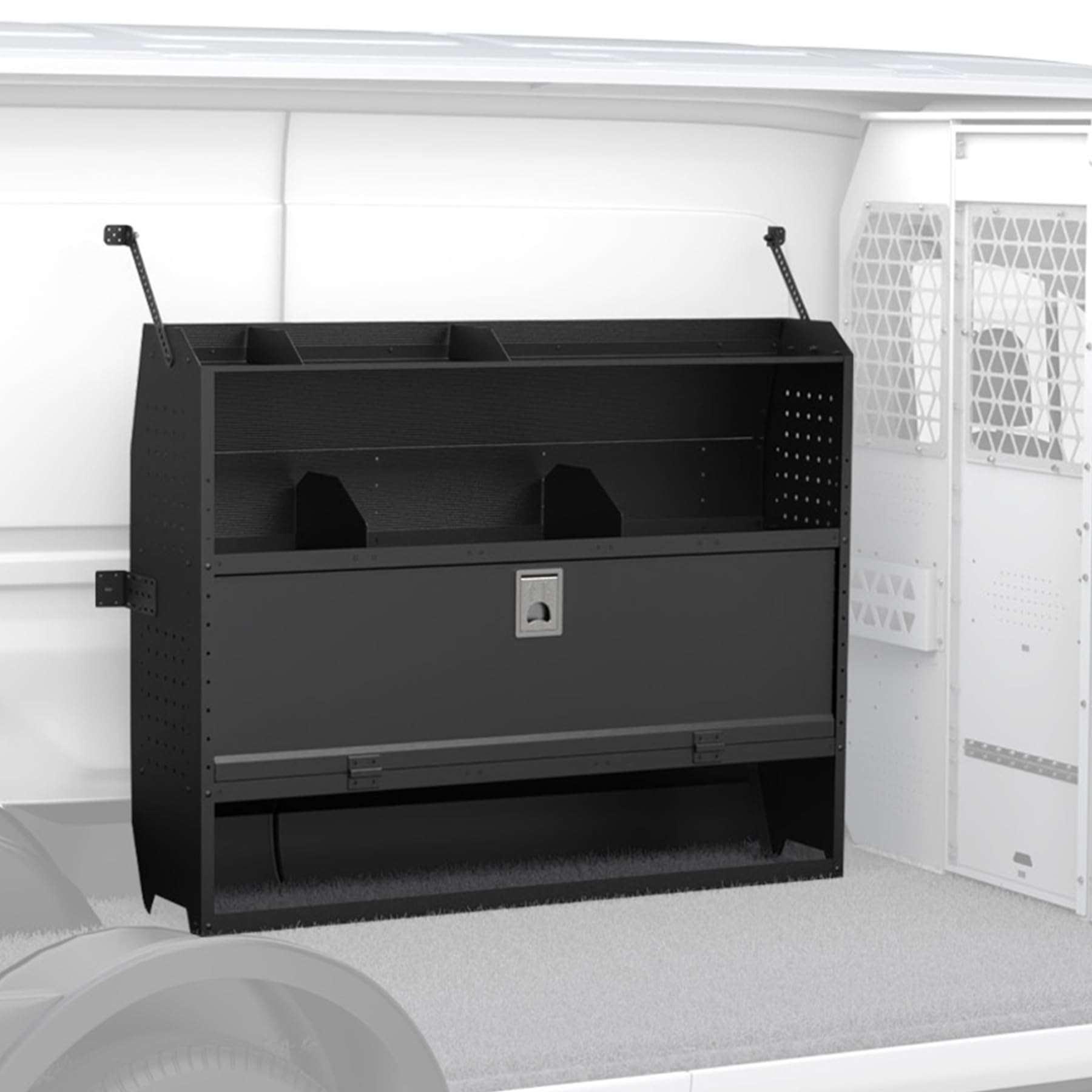 Amazon.com: MELIPRON Cargo Van Shelves with Lockable Door Kits Fit