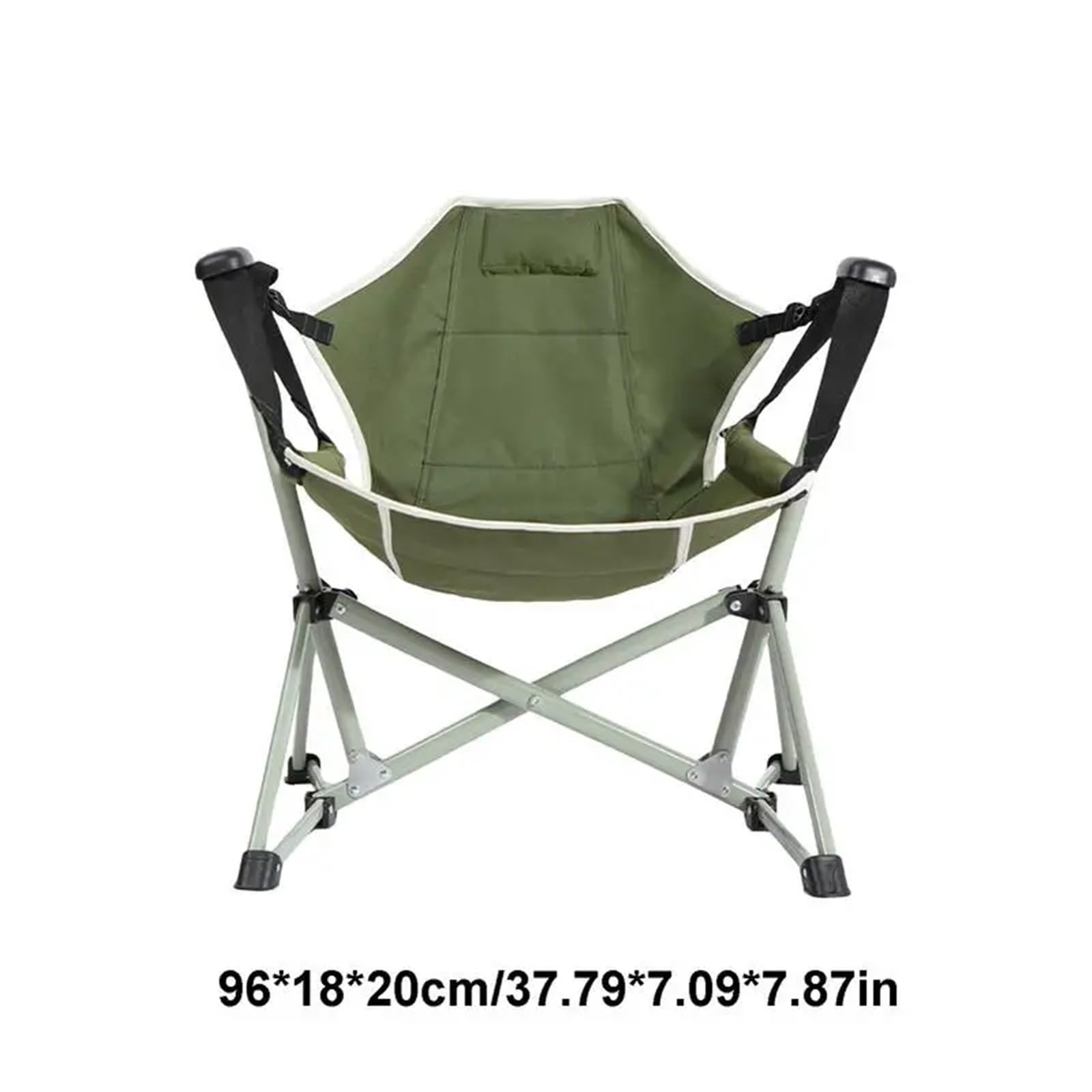 Silla De Pesca Sedia da campeggio Sedia a dondolo for il tempo libero Sedia a dondolo pieghevole con schienale alto Sedia a dondolo da campeggio Sedie oscillanti da giardino Sedia pieghevole Para Pes