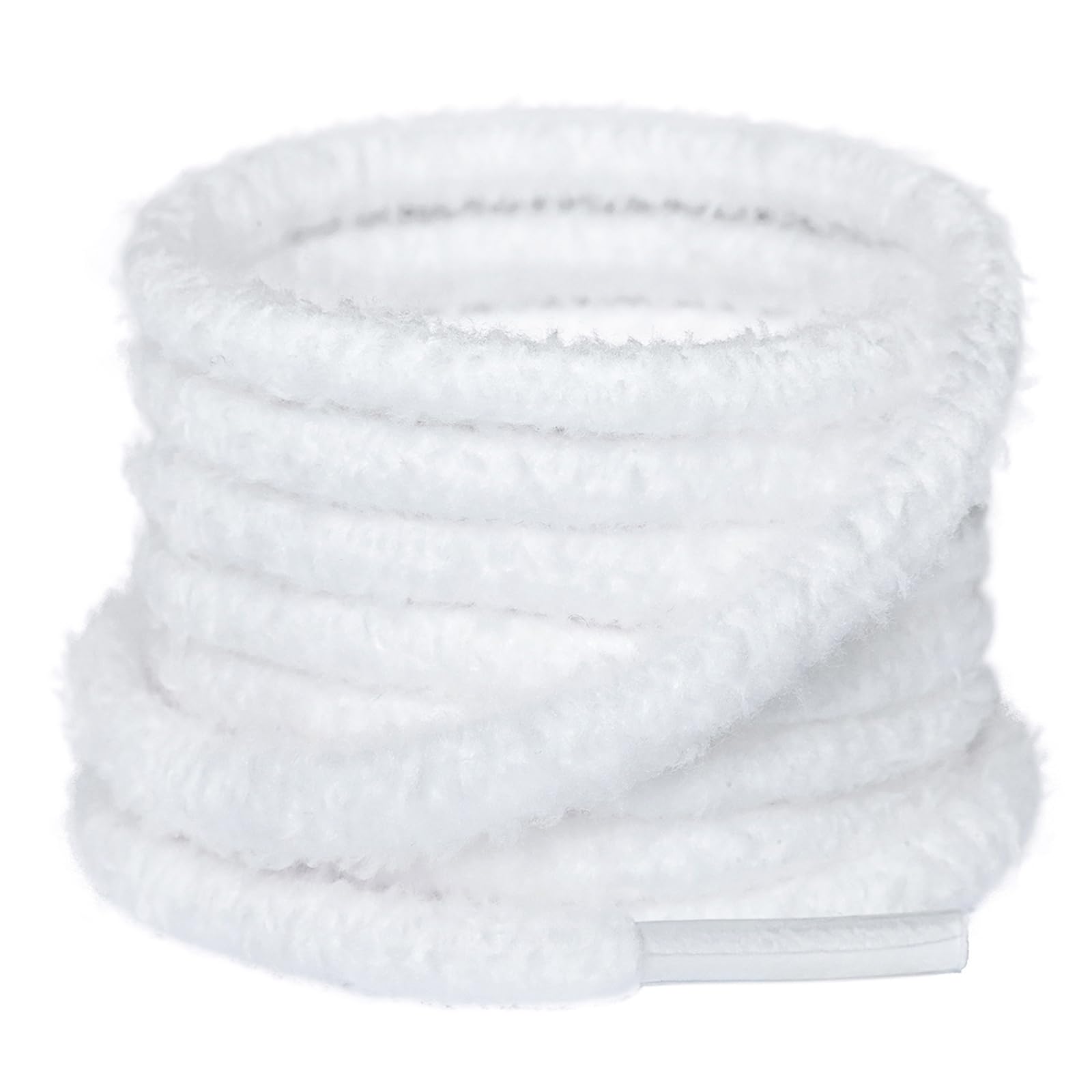 Olukssck 2 Pairs Fuzzy Shoe Laces for Sneakers, Soft Plush Shoelaces for Men, Women & Kids