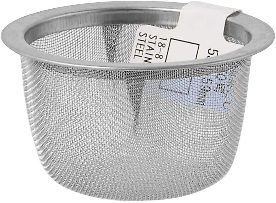 TIKUSAN Tetera de repuesto de malla de acero inoxidable para tetera, infusor de té fabricado en Japón 60 (2.1-2.3 pulgadas)