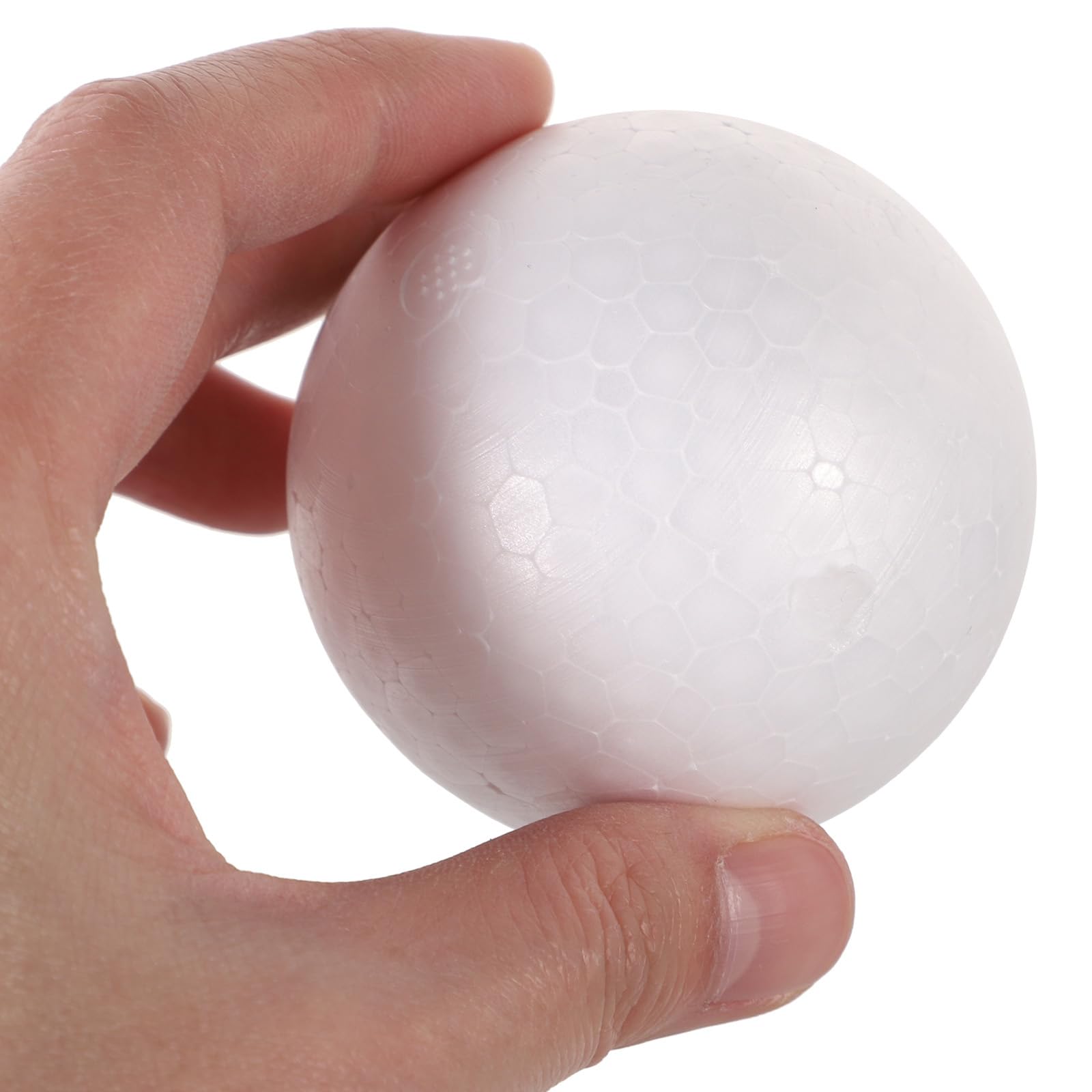 LIFKOME 24pcs Foam Balls for Crafts Round White Polystyrene Spheres Christmas Foam Ball Ornament DIY Crafts Projects Wedding Party Crafts Nativity Crafts
