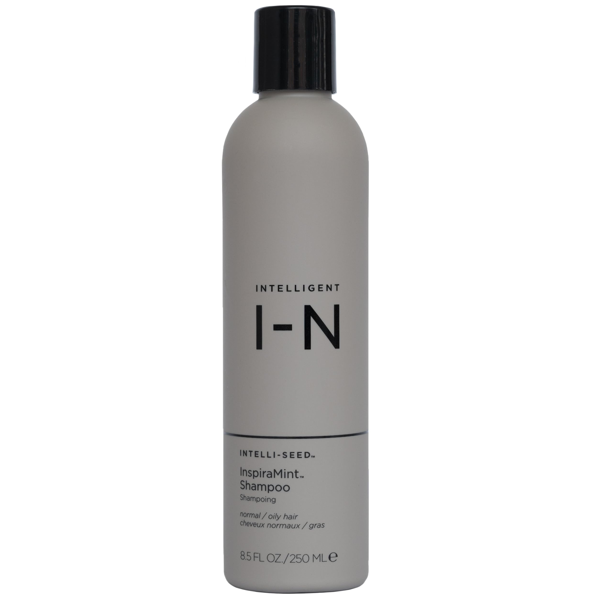 Intelligent Nutrients InspiraMint Shampoo, Invigorating Organic Mint Daily Shampoo for Fine and Oily Hair, Balancing, Refreshing, Color-Safe, Vegan, 8.5 Fl Oz[Amazon-developed Certification] Compact by Design
