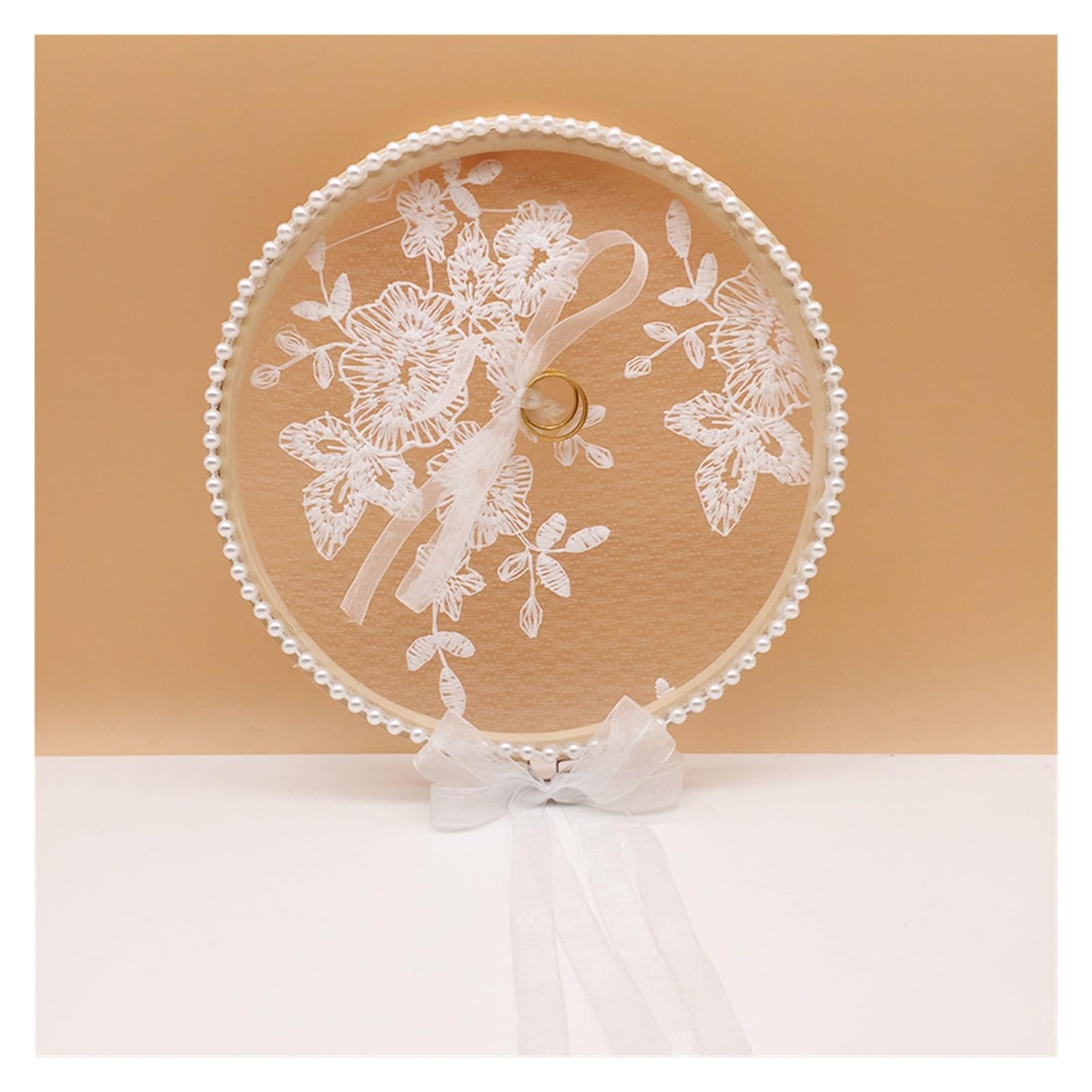 Hochzeit Ringhalter Kissen Spitze Ring Box Braut Kissen Kreative Hochzeit Fall Vorschlag Prop Display Ständer Schmuck Halter