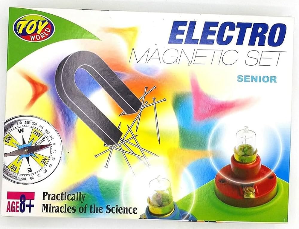 Mobigift Electro Magnetic Set Science Experiments, Learning and Educational Game of Science Physics for Young Scientists,Science Project Kit