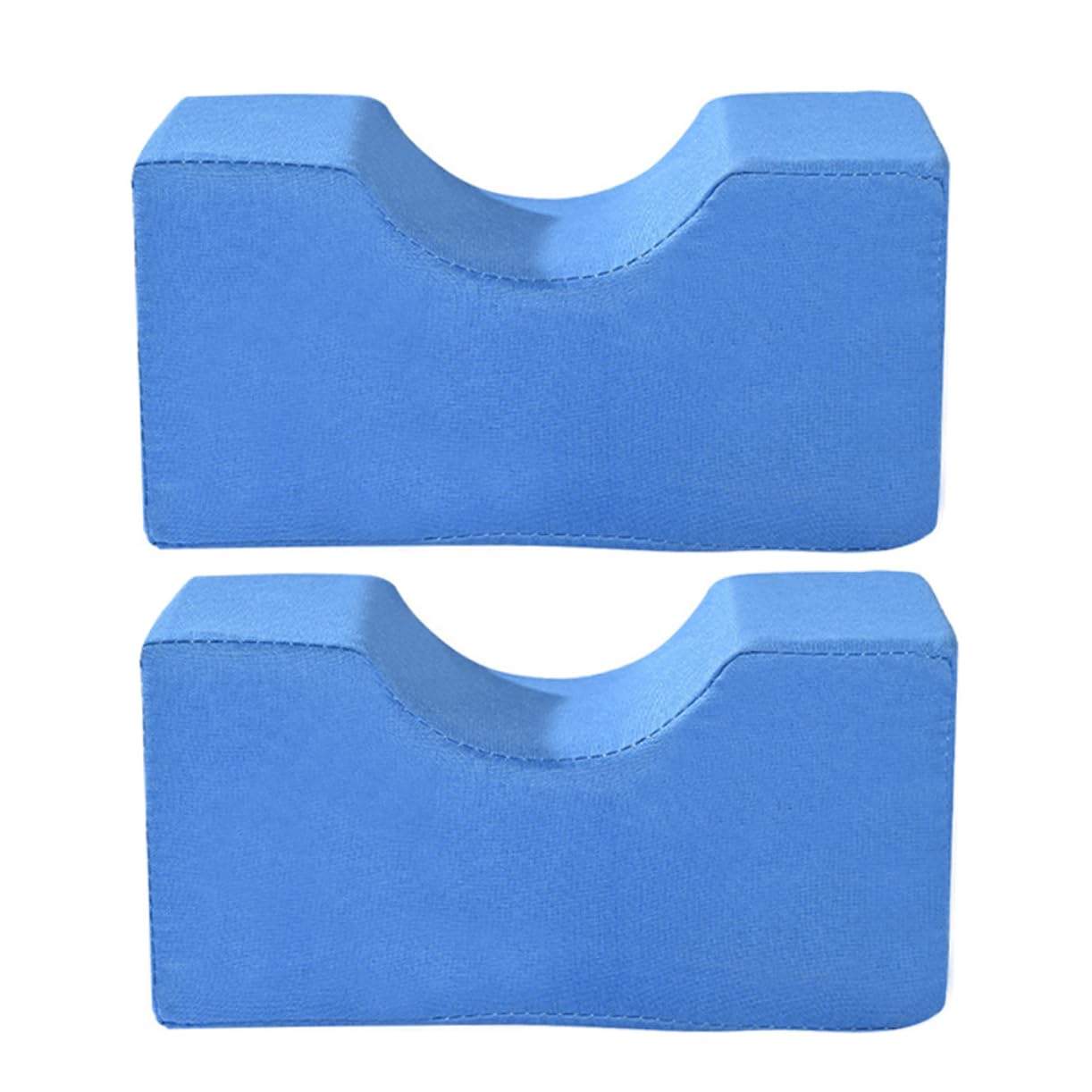 COLLBATH 2Pcs Foot Elevator Pillow Pressure Reducing Leg Elevation Pad for Elderly and Bedridden Patients Ergonomic Design for Hand and Foot Injury Relief Portable Blue Cushions