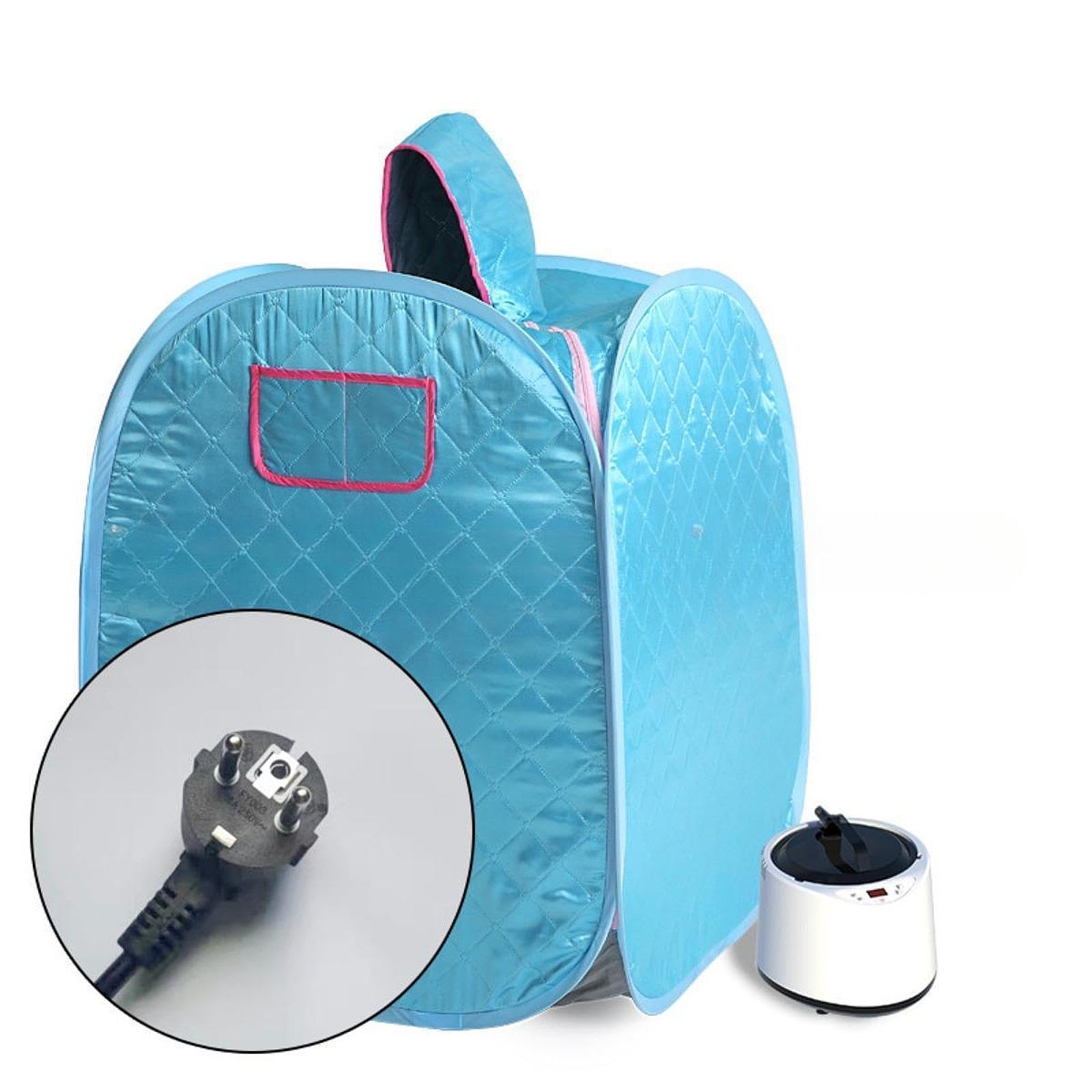 Portable Folding Steam Sauna 1000W SPA Sauna Room 9 Levels for Gift Home SPA-image-9
