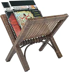 Allstate Revisteiro X Argila - Porta Revistas Moderno 29x35x33 cm