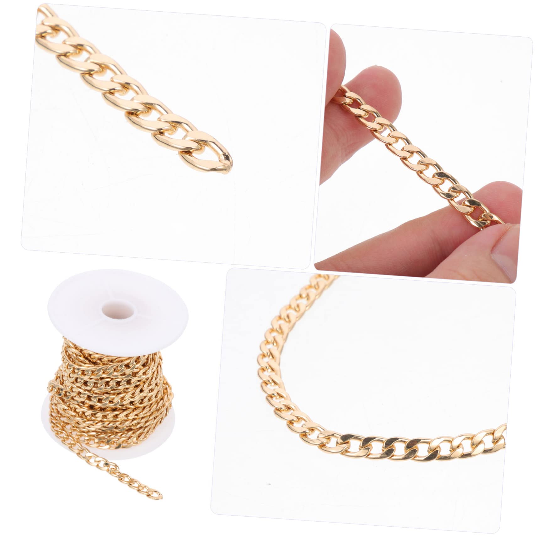 Biżuterię, naszyjnik, przedłużenie Łańcuszek na 4 rolki Uniwersalne łańcuszki DIY Charm Bransoletki DIY Biżuteria Łańcuszki Biżuteria Metalowe łańcuszki