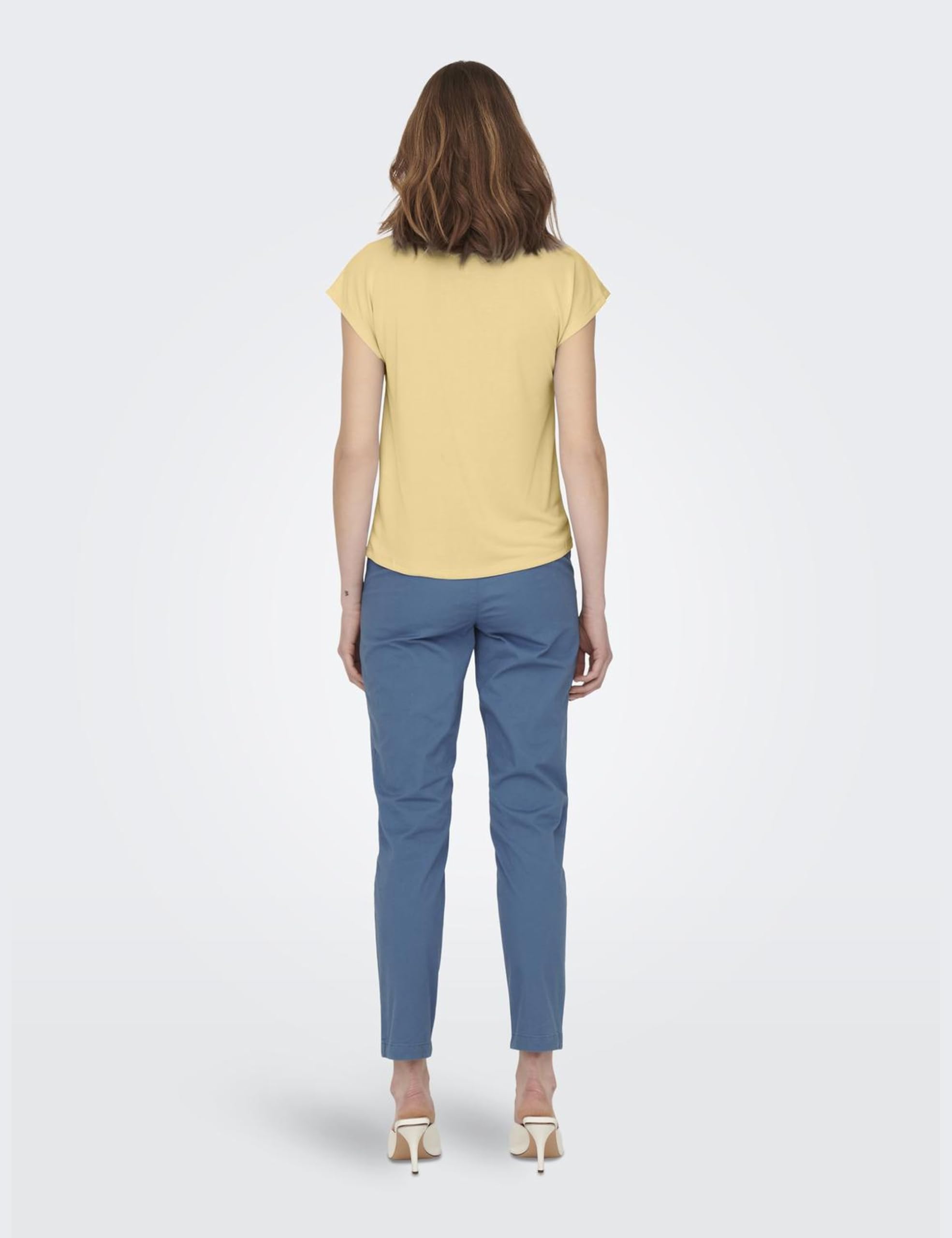 ONLY Onlfree Life S/S Mod.V-Neck Top JRS Noos