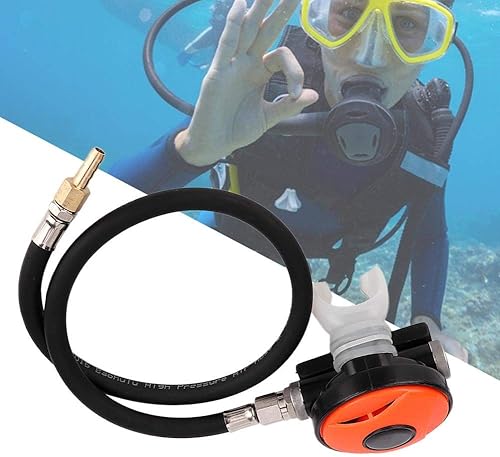 Miniatura 3 de Tbest Regulador, Buceo Boca Pieza Buceo Snorkel 2da Etapa Regulador Buceo Explorador con Boquilla Equipo de Buceo Accesorio para Buceo Snorkel