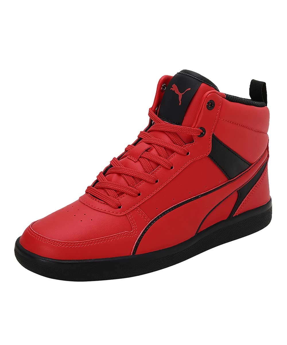 Puma Unisex-Kid Pluto Junior High Risk Red-Black Sneaker - 4UK (39187101) (B0BRBJ6X4V) Amazon Price History, Amazon Price Tracker