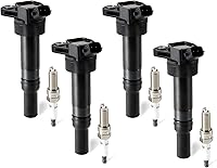 Vista 24 de Paquete de 6 bobinas de encendido UF267 y bujía de iridio compatible con Lexus ES300 RX300, para Toyota Camry Sienna Avalon Highlander 1999-2006