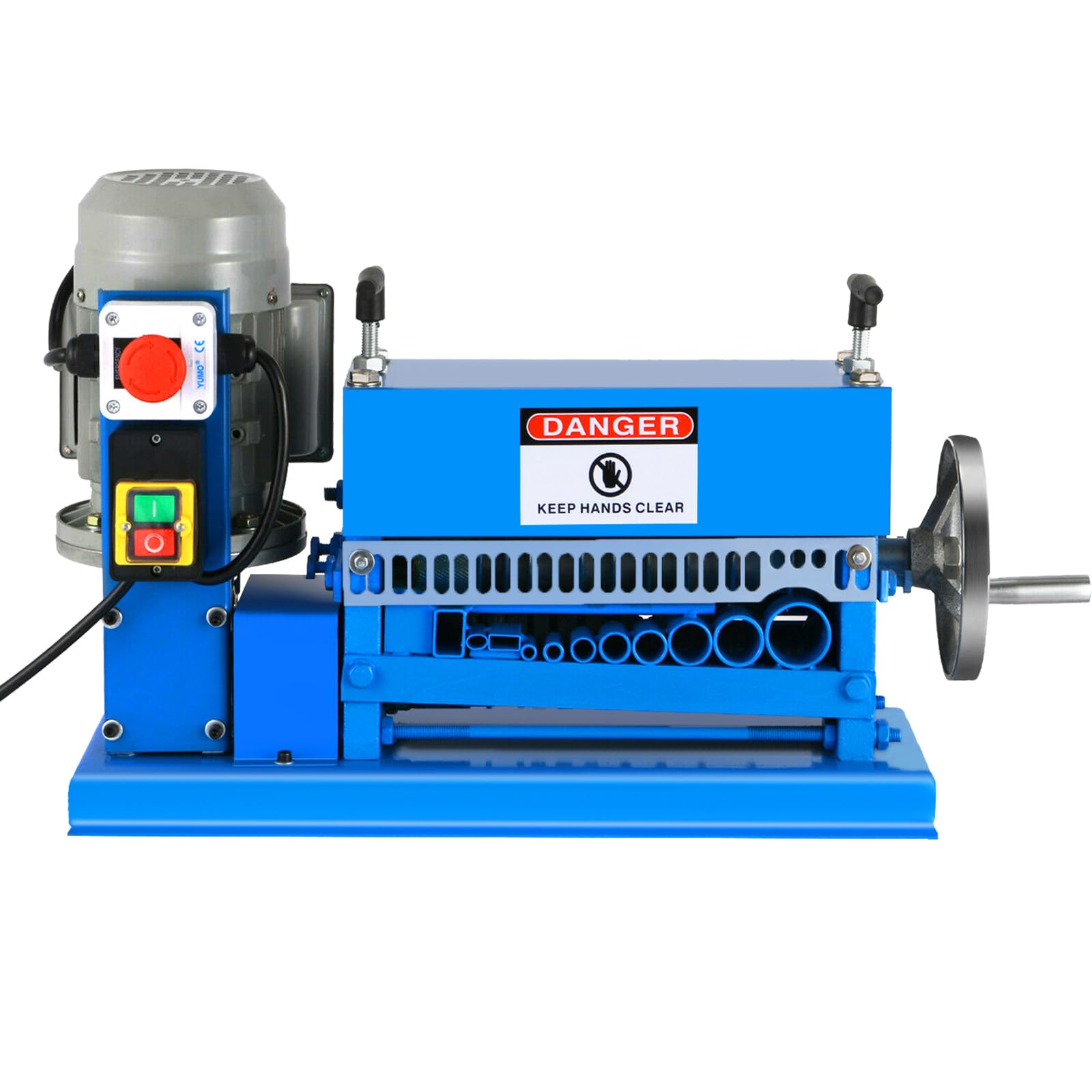 VEVOR Elektryczna maszyna do ściągania izolacji 370 W szczypce do ściągania izolacji przewody 1,5-38 mm, 27 m/min, wysoka wydajność ściągania izolacji, profesjonalne narzędzie do odzyskiwania drutu