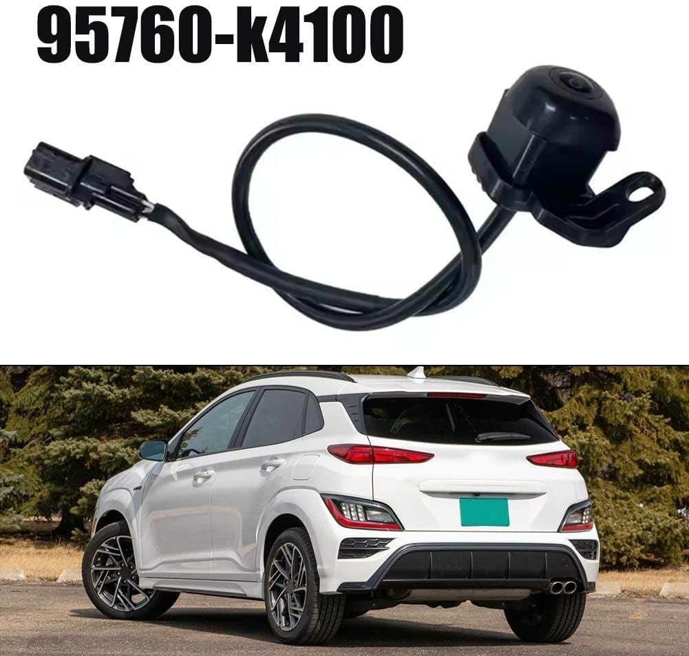 Backup Camera Replacement For Hyundai For Kona 2019-2023, 12V Rear View Backup Camera For Park Assist, Repalce 95760-K4100 95760-K4000