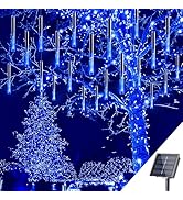Kwaiffeo Solar Christmas Decorations Outdoor, 16 Tubes(Equivalent to 2 Sets of 8-Tube) Solar Mete...