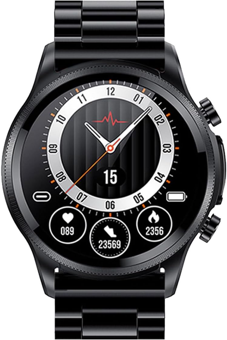Smartwatch Blood Sugar, Glucose Monitoring Smart Watch With Non-Invasive Sugar Test/Blood Pressure/Oxygen/Heart Rate Monitor, Waterproof Ipx68 Sports Fashionable