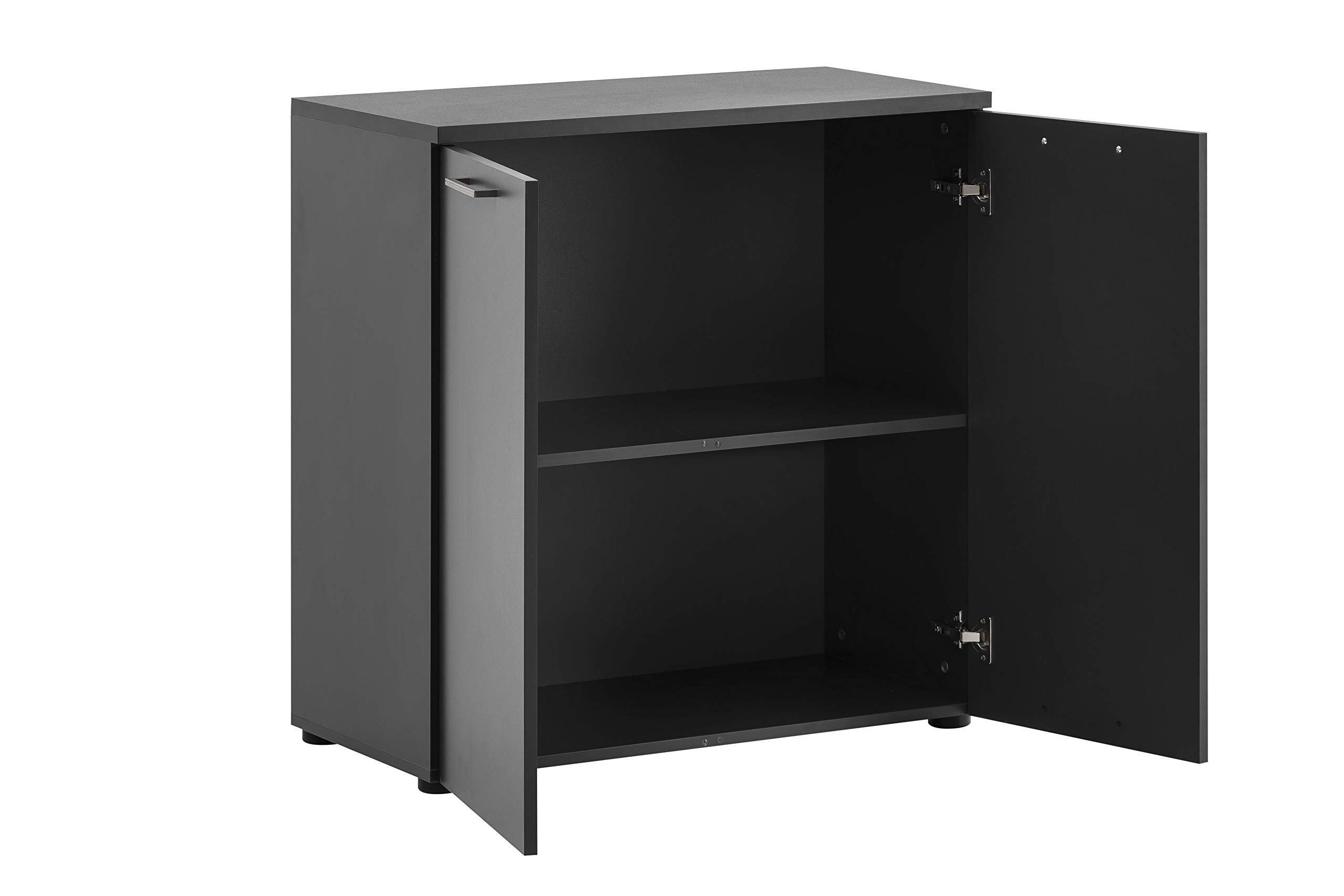 Aktenschrank Denver, 145819, Anthrazit, ca. 80,2 x 41 x 84 cm