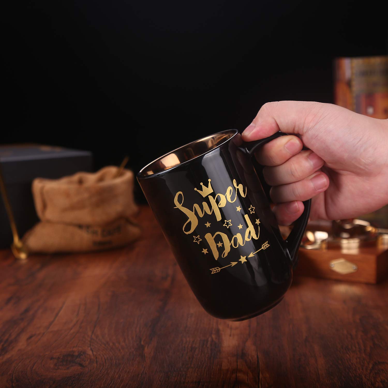 Tazza Regalo Per Figlio 'Al Mio Figlio' 11 Oz - Lupo, Mamma E Papà, Compleanno Laurea Natale