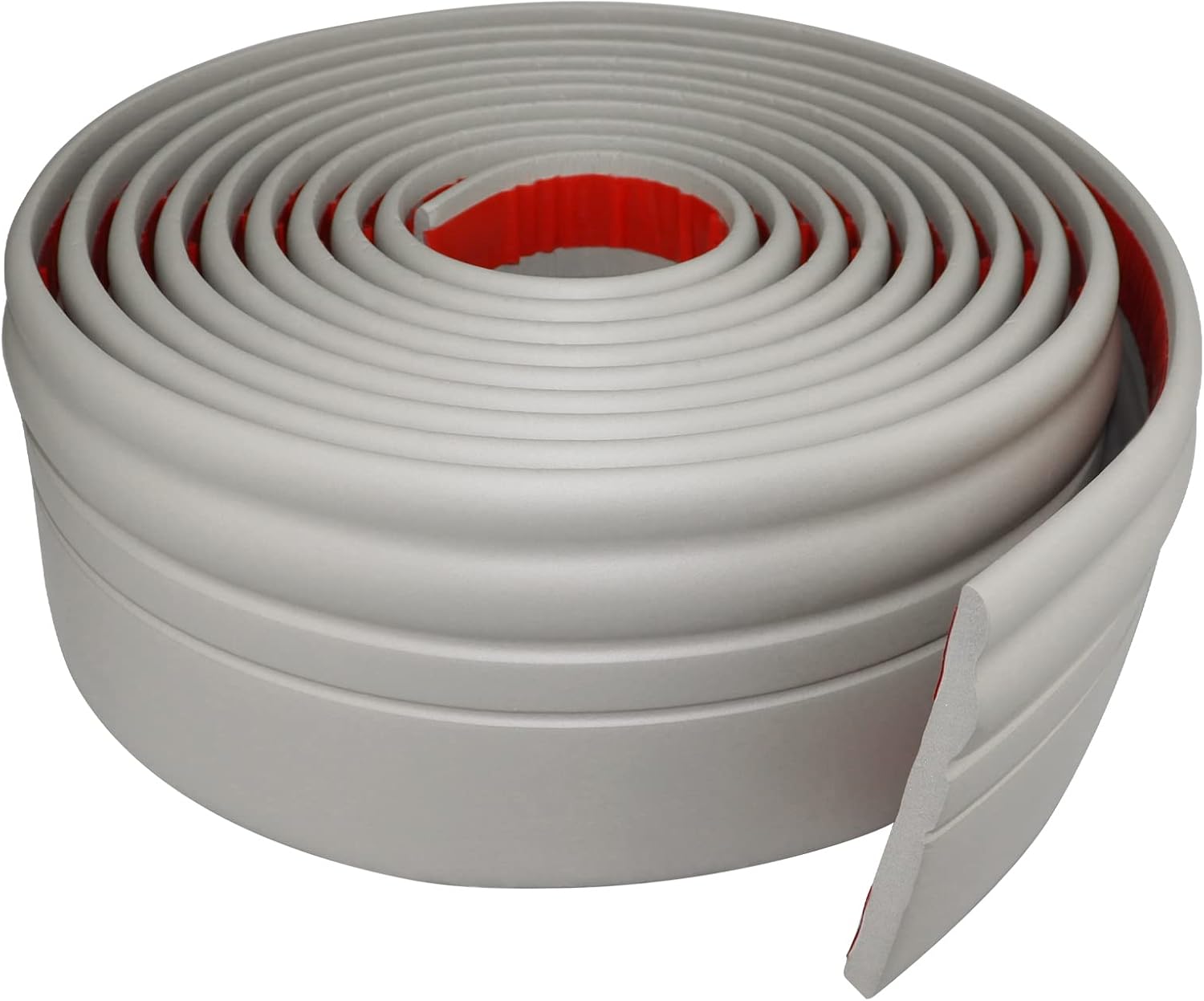 Wall Base Molding Trim Peel and Stick Rubber Baseboard