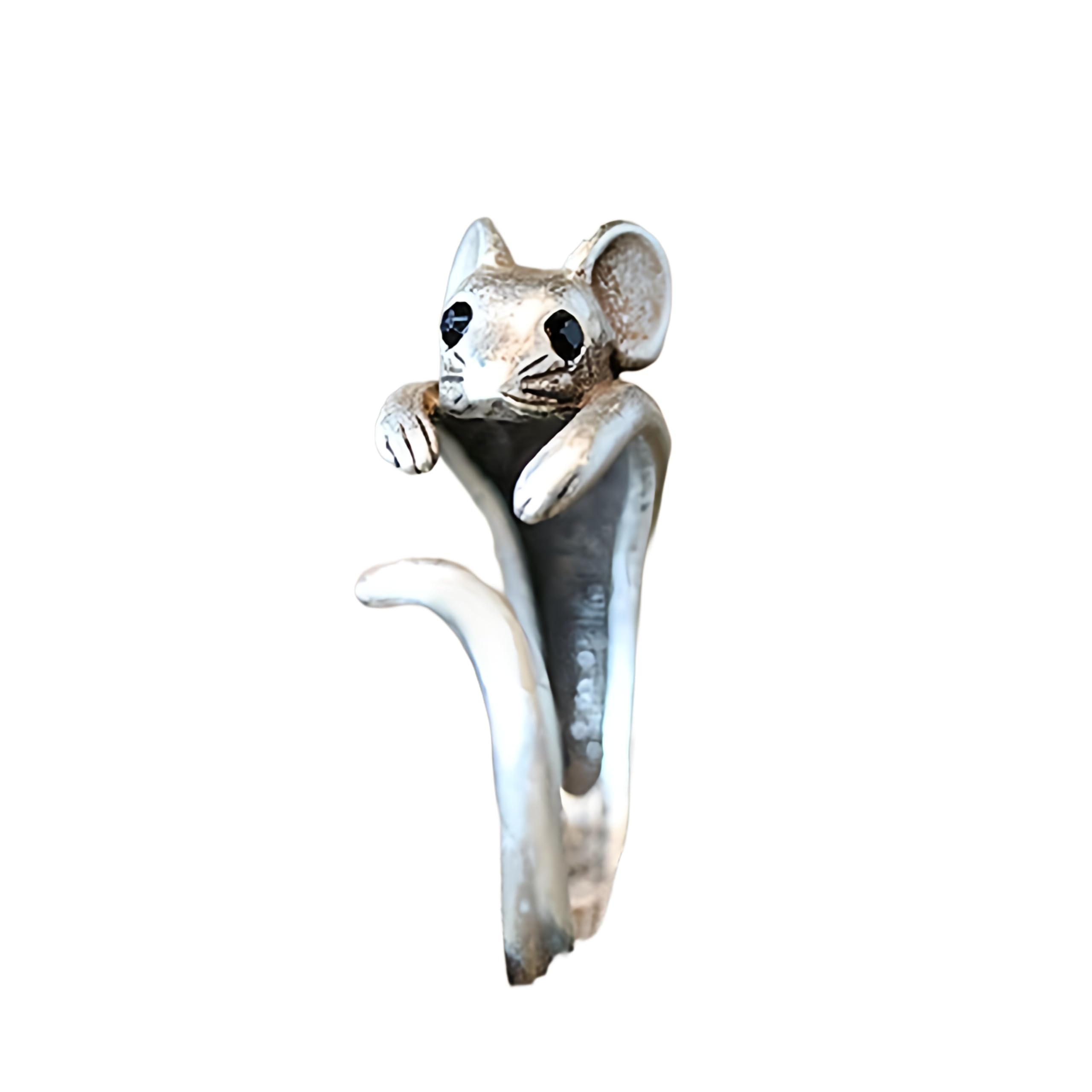 Amazon | [uz alotfactory] マウス リング 可愛い 指輪 ねずみ