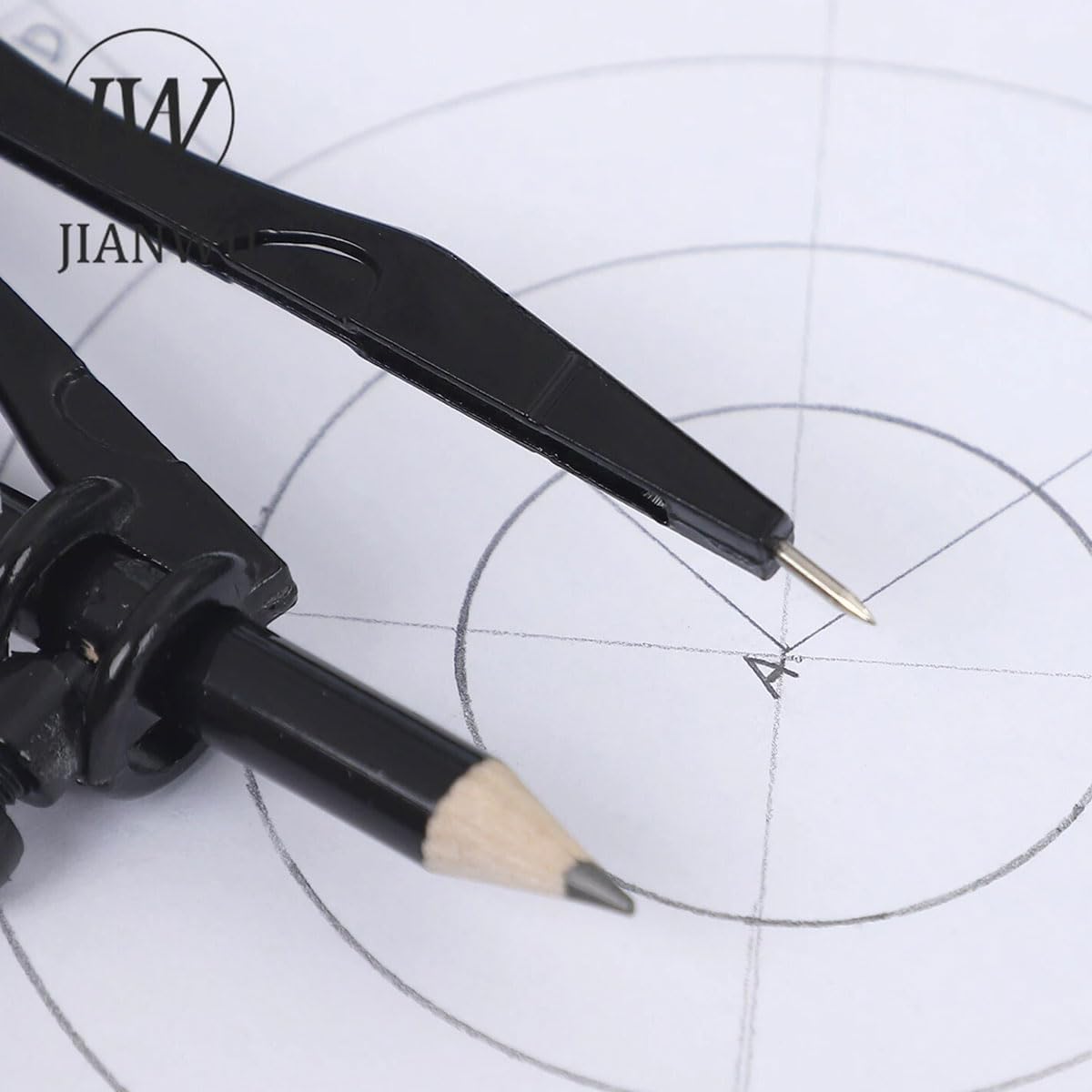 Compas de Puntas - Grande Compás Escolar Divisor de ala de Marcado Brújula Profesional,Compas Carpintero Scratch Compass Medidor de Distancia Cuero De Dibujo,para geometría,Dibujo y Dibujo