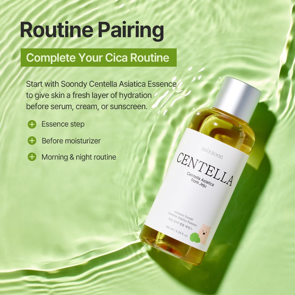 Mixsoon Soondy Centella Asiatica Essence 100ml - Yatıştırıcı & Yoğun Nemlendirici Vegan Öz