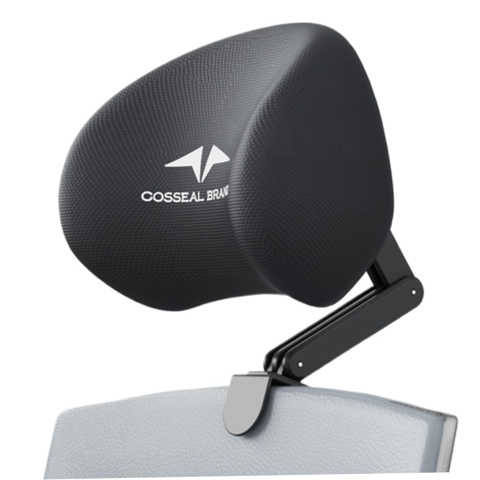 Pastoralist Black Office Chair Mesh Headrest Attachment Universal, Adjustable & Detachable Ergonomic Neck Support Cushion Clip On, Breathable Mesh Head Pillow Detachable