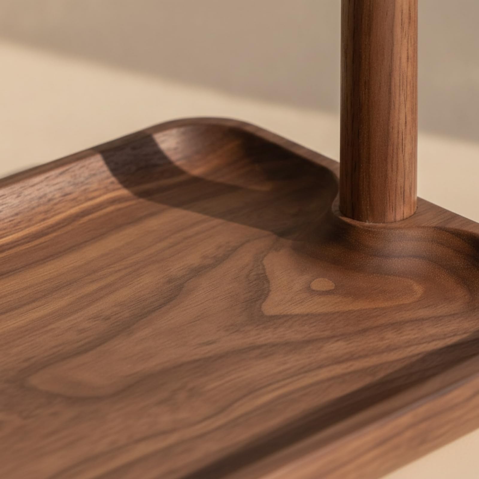 Organizzatore da Tavolo con Ganci Moderno Organizzatore in Legno con Ganci Versatile Svuotatasche in Legno per Comò