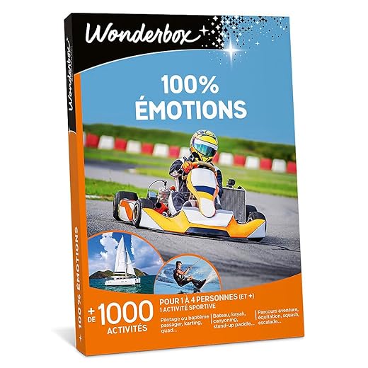 Coffret Cadeau Wonderbox Saut En Parachute Et Activités Extrêmes