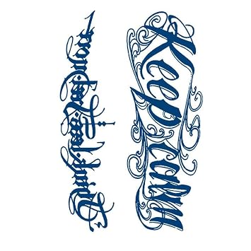 5 قطع ملصقات وشم عصير عشبي شبه دائمة، شارة جيشا، ذراع زهرة، ترقوة، وشم محاكاة غير عاكس طويل الأمد، 12x19 سم
