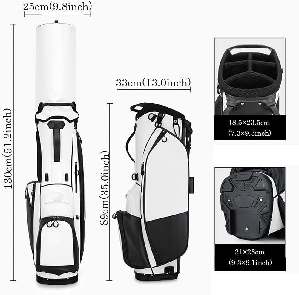 Wilson QS Golf Stand Bag - Navy/White/Red