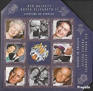 Prophila Collection Gibraltar 1414-1419 ZD-Sheetlet (complete.issue.) 2011 Queen Elizabeth II (Stamps for collectors) Other themes