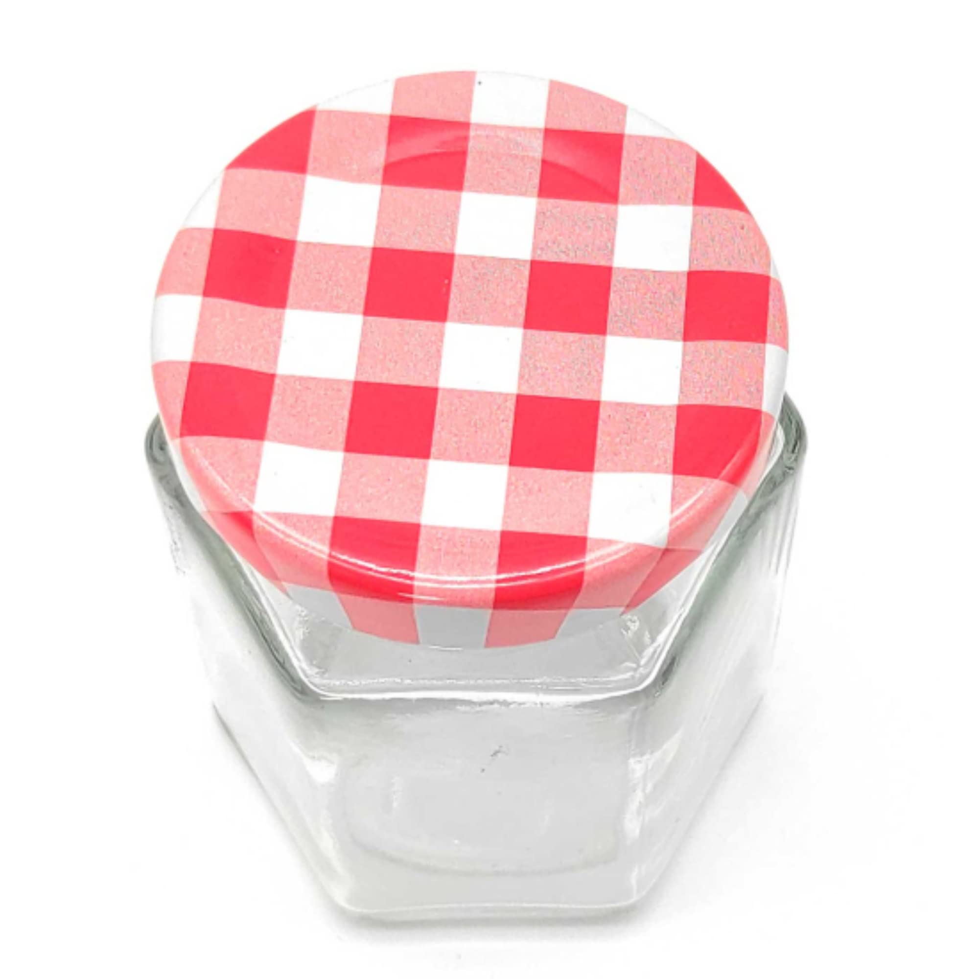 Awiku 12 Small Hexagonal Glass Jars with Airtight Lid 45 ml, Jars for Honey Jam, Small Jars, Sturdy and Waterproof Glass Jars - Image 4