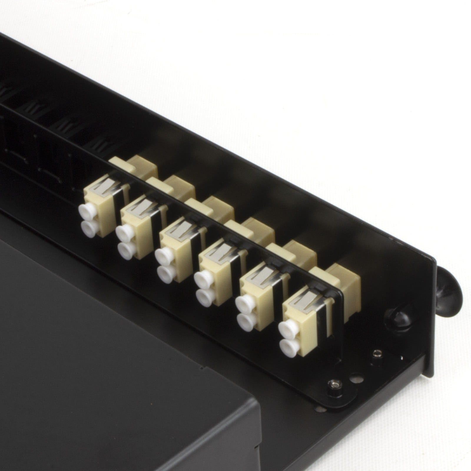 kenable Panneau de brassage fibre optique 24 ports + 6 adaptateurs LC duplex MM Modules 12 fibres