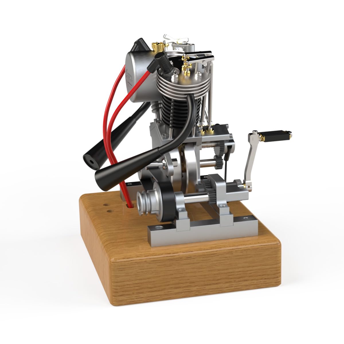 Amazon.com: MUSA Hoglet V-Twin Engine Model Kit, 4-Stroke Kick