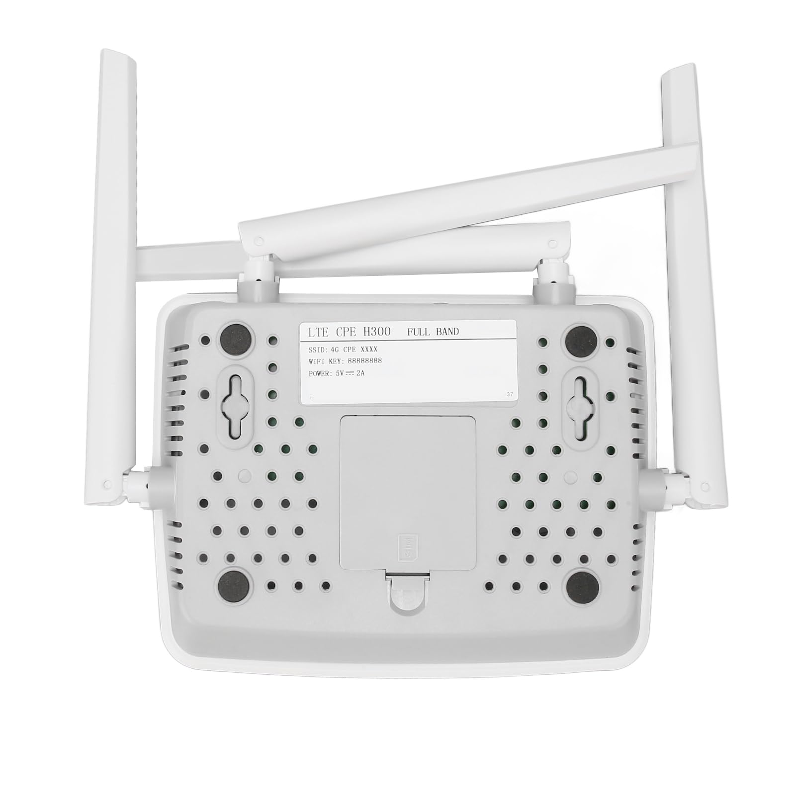GOWENIC Router WiFi 4G LTE con Slot per Scheda SIM, Modem Router con Antenne Esterne Porta LAN WAN e Hotspot WiFi, Supporta 32 Utenti (Spina Europea)