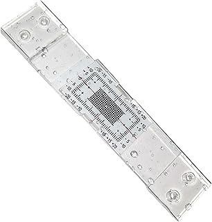 kdkskss Dispositivo de controlo de fisuras, instrumento preciso de medição de rachaduras - ferramenta de medição horizon...