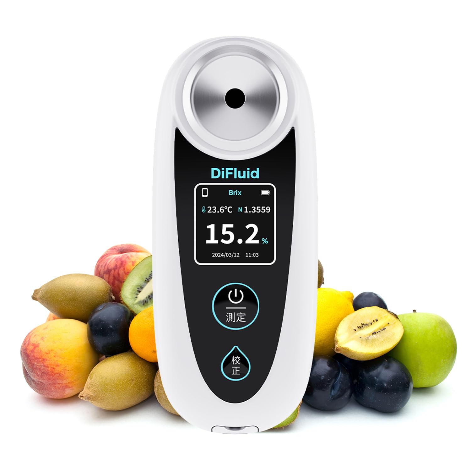 Amazon | DiFluid デジタル糖度計 Bluetooth内蔵 IP56防水構造 Amazon | DiFluid デジタル糖度計 Bluetooth内蔵 IP56防水構造