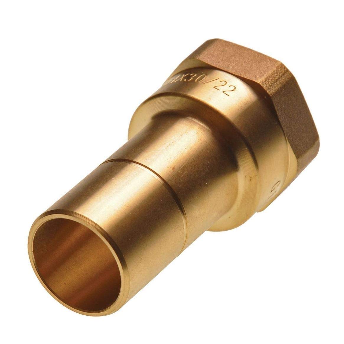 Hep2O 22mm x 3/4 Inch Brass Female Spigot