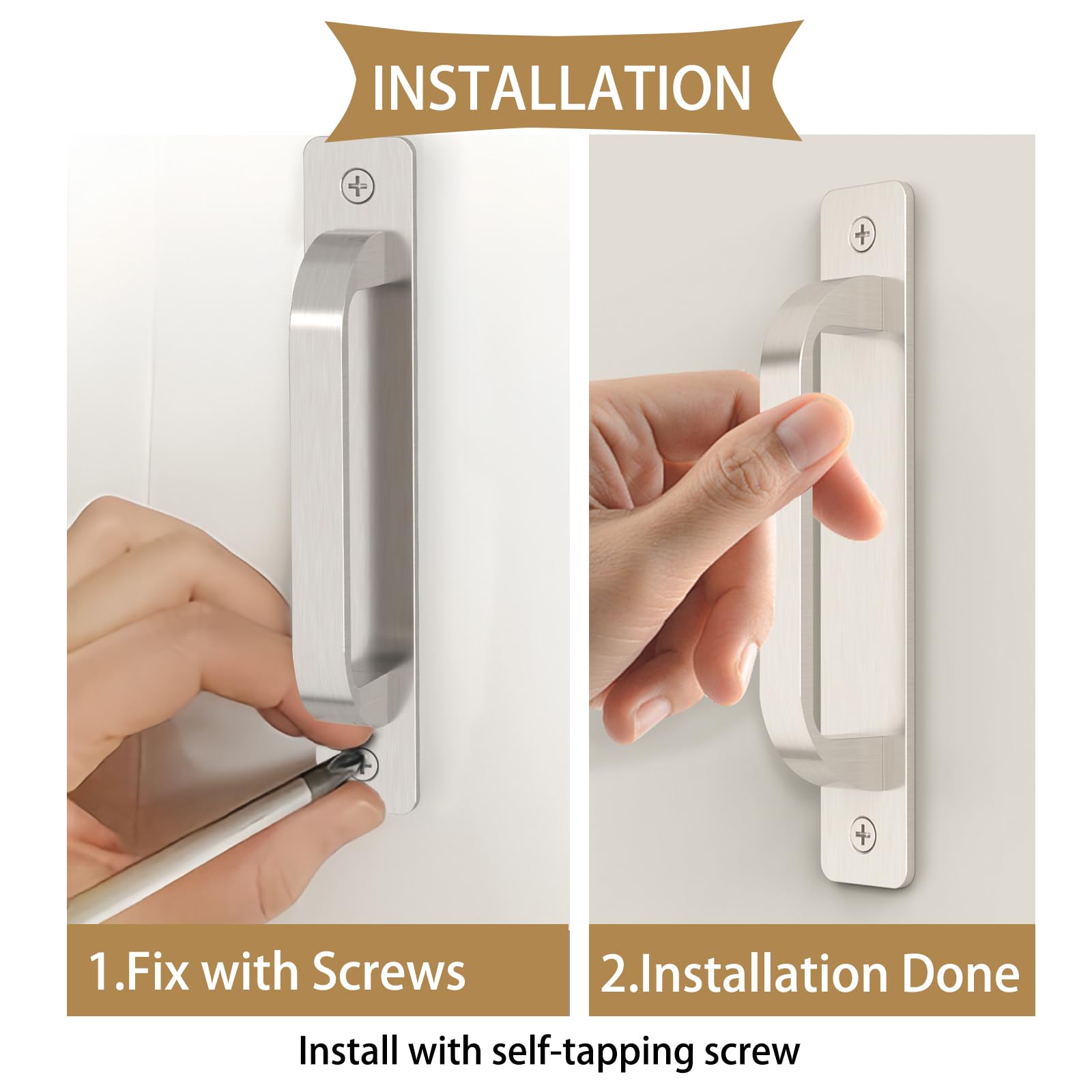 Asidrama - Paquete De 10 Manijas De Gabinete De Cocina De