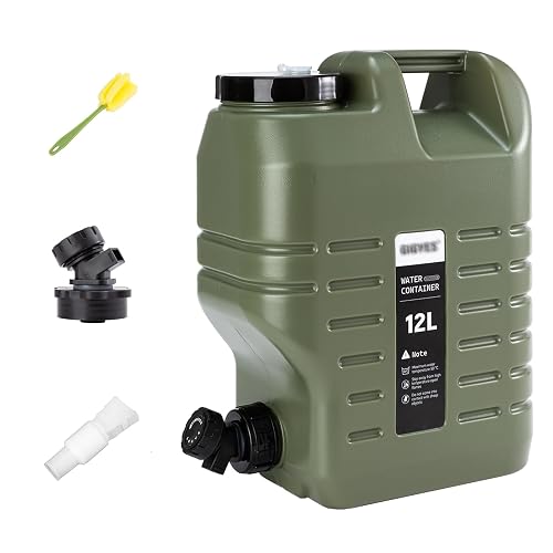 GIGYES 3.2 Gallon Camping Water Jug