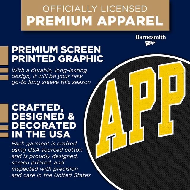 Barnesmith Cotton Long Sleeve T-Shirt with Classic Logo, Adult Unisex - Image 4