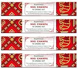 Shanthimalai Nag Champa - 15 Gram Red Box - Sold in Sets of 4 Boxes