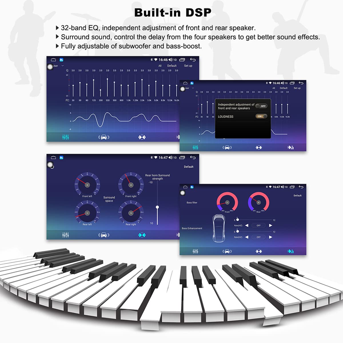 Amazon.co.jp: JOYING Android 10 カーステレオ 10.1インチ 自動回転